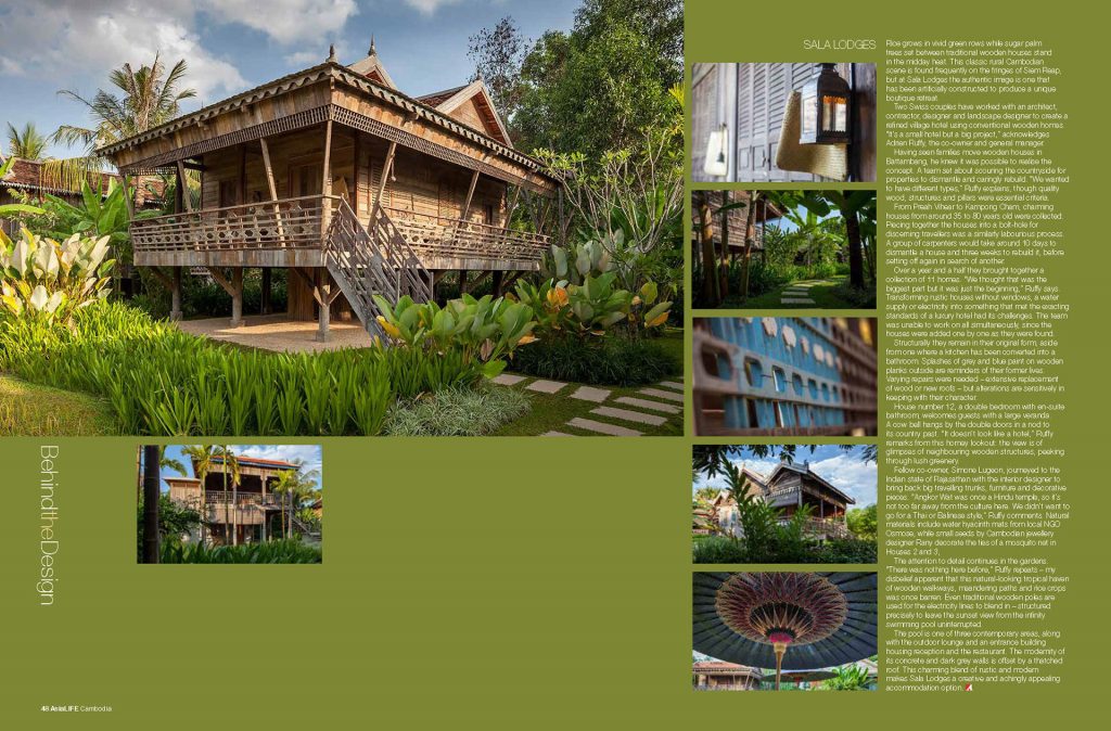 "Sala Lodges, Behind the design" - Cambodia - July 2014