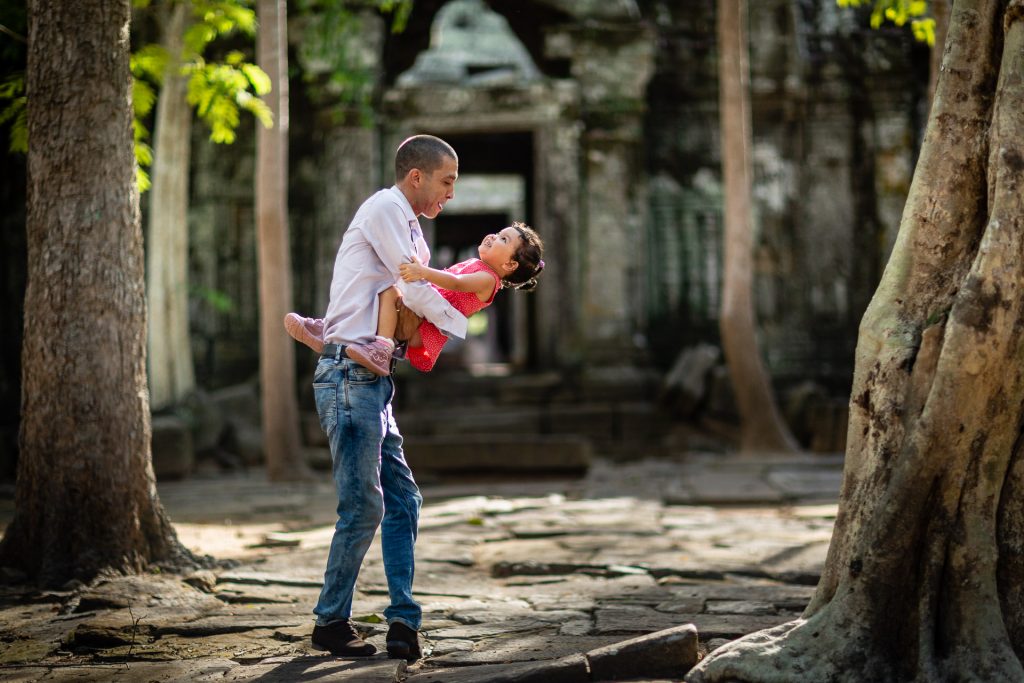Photo Family Angkor Wat