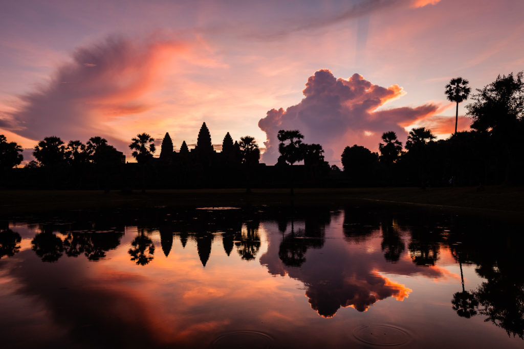 Iconic Angkor Wat Sunrise